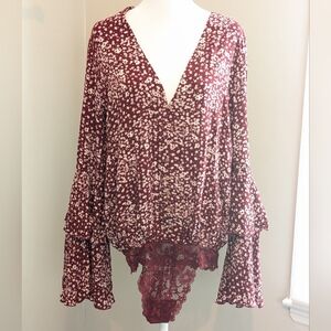 Free People bodysuit.